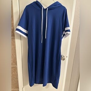 Ashley Stewart dress/cover up in blue size 18/20